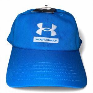 Under Armour Blue Hat with White Logo​